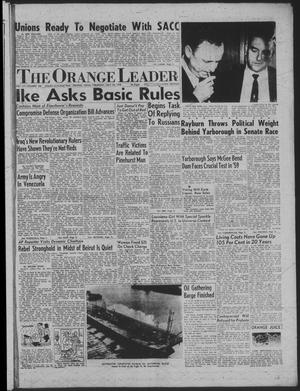 The Orange Leader (Orange, Tex.), Vol. 55, No. 166, Ed. 1 Thursday, July 24, 1958