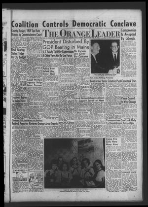 The Orange Leader (Orange, Tex.), Vol. 55, No. 205, Ed. 1 Tuesday, September 9, 1958