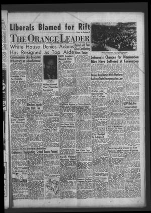 The Orange Leader (Orange, Tex.), Vol. 55, No. 206, Ed. 1 Wednesday, September 10, 1958