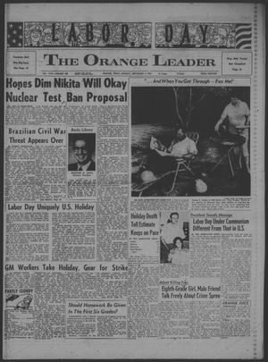 Primary view of object titled 'The Orange Leader (Orange, Tex.), Vol. 58, No. 208, Ed. 1 Monday, September 4, 1961'.