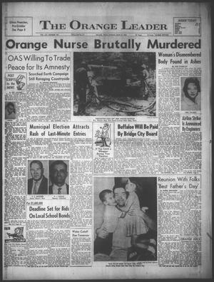 The Orange Leader (Orange, Tex.), Vol. 59, No. 144, Ed. 1 Sunday, June 17, 1962