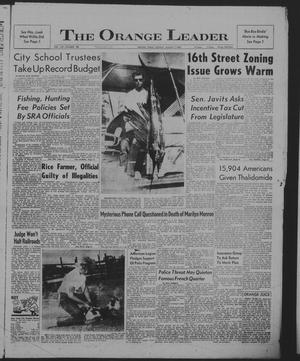 Primary view of object titled 'The Orange Leader (Orange, Tex.), Vol. 59, No. 188, Ed. 1 Tuesday, August 7, 1962'.