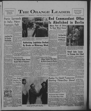 Primary view of object titled 'The Orange Leader (Orange, Tex.), Vol. 59, No. 201, Ed. 1 Wednesday, August 22, 1962'.