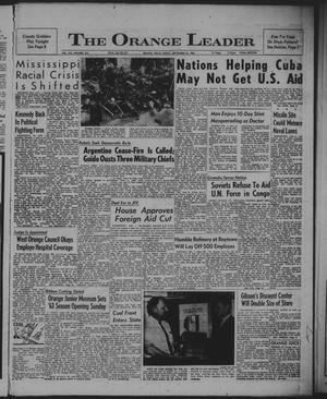 Primary view of object titled 'The Orange Leader (Orange, Tex.), Vol. 59, No. 225, Ed. 1 Friday, September 21, 1962'.