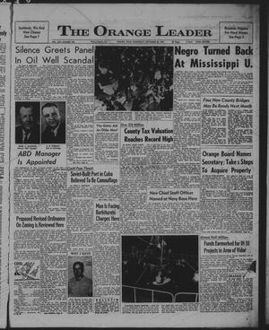 The Orange Leader (Orange, Tex.), Vol. 59, No. 229, Ed. 1 Wednesday, September 26, 1962