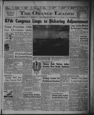 The Orange Leader (Orange, Tex.), Vol. 59, No. 244, Ed. 1 Sunday, October 14, 1962