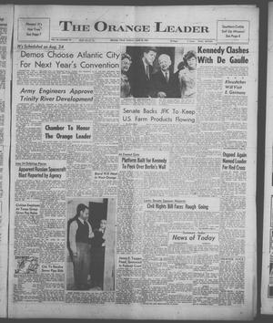 The Orange Leader (Orange, Tex.), Vol. 60, No. 151, Ed. 1 Tuesday, June 25, 1963