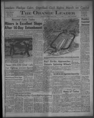 Primary view of object titled 'The Orange Leader (Orange, Tex.), Vol. 60, No. 204, Ed. 1 Tuesday, August 27, 1963'.