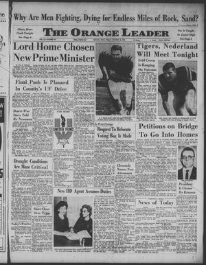 The Orange Leader (Orange, Tex.), Vol. 60, No. 247, Ed. 1 Friday, October 18, 1963
