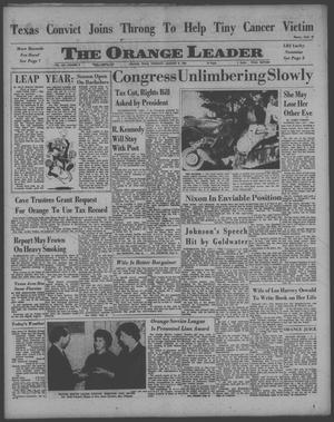 The Orange Leader (Orange, Tex.), Vol. 61, No. 8, Ed. 1 Thursday, January 9, 1964