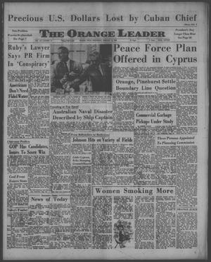 The Orange Leader (Orange, Tex.), Vol. 61, No. 35, Ed. 1 Wednesday, February 12, 1964
