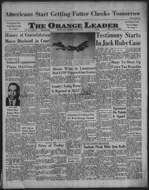 Primary view of object titled 'The Orange Leader (Orange, Tex.), Vol. 61, No. 53, Ed. 1 Wednesday, March 4, 1964'.