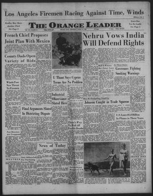 Primary view of object titled 'The Orange Leader (Orange, Tex.), Vol. 61, No. 65, Ed. 1 Wednesday, March 18, 1964'.