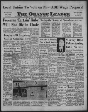 The Orange Leader (Orange, Tex.), Vol. 61, No. 67, Ed. 1 Friday, March 20, 1964