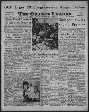 Primary view of object titled 'The Orange Leader (Orange, Tex.), Vol. 61, No. 75, Ed. 1 Tuesday, March 31, 1964'.
