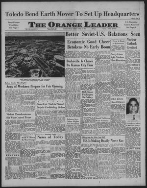 Primary view of object titled 'The Orange Leader (Orange, Tex.), Vol. 61, No. 93, Ed. 1 Tuesday, April 21, 1964'.