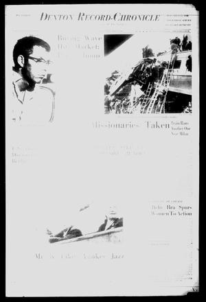Primary view of object titled 'Denton Record-Chronicle (Denton, Tex.), Vol. [59], No. [251], Ed. 1 Thursday, May 31, 1962'.