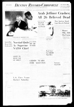 Denton Record-Chronicle (Denton, Tex.), Vol. 59, No. 293, Ed. 1 Friday, July 20, 1962