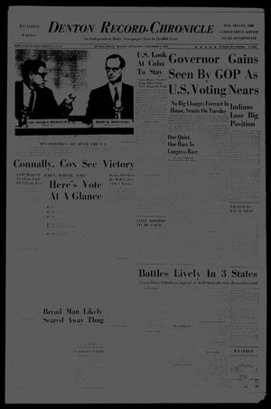 Denton Record-Chronicle (Denton, Tex.), Vol. 60, No. 81, Ed. 1 Monday, November 5, 1962