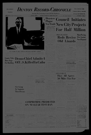 Denton Record-Chronicle (Denton, Tex.), Vol. 60, No. 176, Ed. 1 Tuesday, February 26, 1963