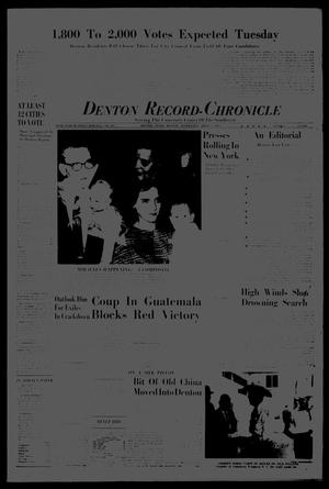 Denton Record-Chronicle (Denton, Tex.), Vol. 60, No. 205, Ed. 1 Monday, April 1, 1963