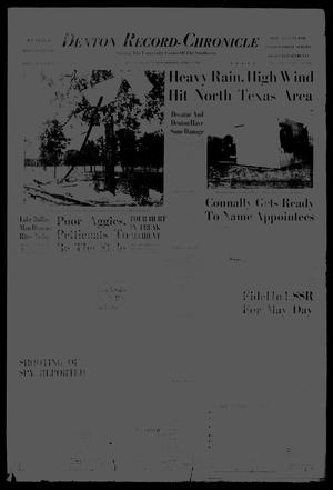 Denton Record-Chronicle (Denton, Tex.), Vol. 60, No. 228, Ed. 1 Sunday, April 28, 1963