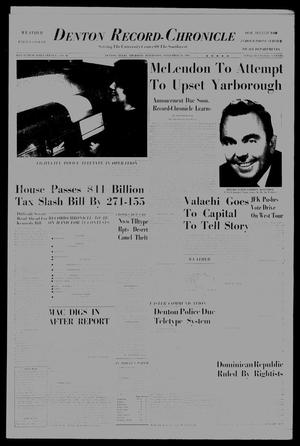 Denton Record-Chronicle (Denton, Tex.), Vol. 61, No. 46, Ed. 1 Thursday, September 26, 1963