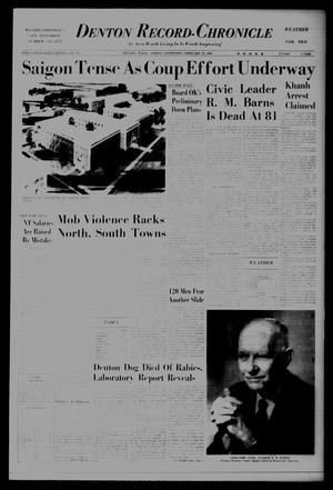 Denton Record-Chronicle (Denton, Tex.), Vol. 62, No. 164, Ed. 1 Friday, February 19, 1965