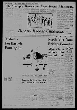 Denton Record-Chronicle (Denton, Tex.), Vol. 62, No. 268, Ed. 1 Monday, June 21, 1965