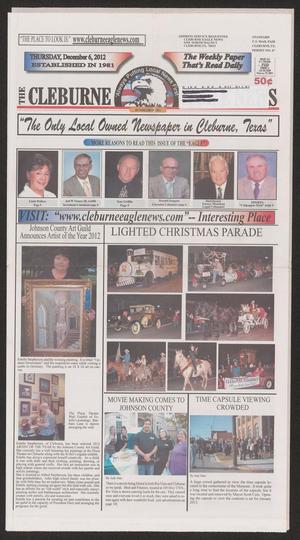 The Cleburne Eagle News (Cleburne, Tex.), Ed. 1 Thursday, December 6, 2012