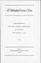 Thumbnail image of item number 2 in: 'Philosophical Society of Texas, Proceedings of the Annual Meeting: 1954'.