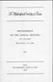 Thumbnail image of item number 2 in: 'Philosophical Society of Texas, Proceedings of the Annual Meeting: 1962'.