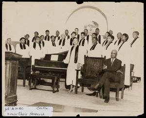 Primary view of object titled '[Mount Horeb Senior Choir]'.