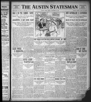 The Austin Statesman (Austin, Tex.), Vol. 41, No. 259, Ed. 1 Friday, September 16, 1910