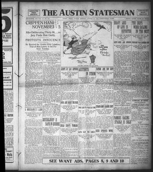 The Austin Statesman (Austin, Tex.), Vol. 41, No. 296, Ed. 1 Sunday, October 23, 1910