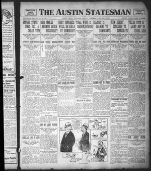 The Austin Statesman (Austin, Tex.), Vol. 41, No. 313, Ed. 1 Wednesday, November 9, 1910