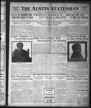 The Austin Statesman (Austin, Tex.), Vol. 41, No. 337, Ed. 1 Saturday, December 3, 1910
