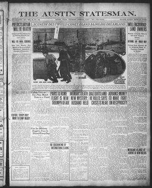 Primary view of object titled 'The Austin Statesman. (Austin, Tex.), Vol. 42, No. 142, Ed. 1 Thursday, June 1, 1911'.