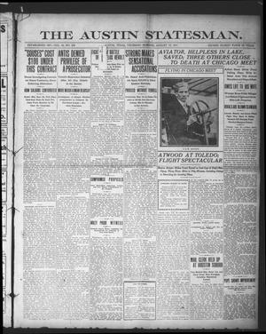 The Austin Statesman. (Austin, Tex.), Vol. 42, No. 219, Ed. 1 Thursday, August 17, 1911