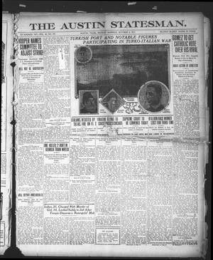 The Austin Statesman. (Austin, Tex.), Vol. 42, No. 271, Ed. 1 Monday, October 9, 1911