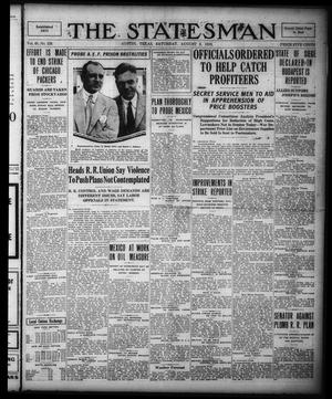 The Statesman (Austin, Tex.), Vol. 48, No. 126, Ed. 1 Saturday, August 9, 1919