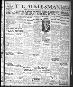 The Statesman (Austin, Tex.), Vol. 48, No. 204, Ed. 1 Thursday, November 6, 1919