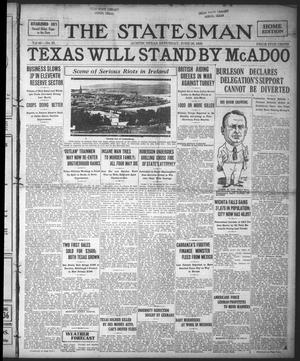 The Statesman (Austin, Tex.), Vol. 49, No. 35, Ed. 1 Saturday, June 26, 1920