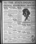 Thumbnail image of item number 1 in: 'The Statesman (Austin, Tex.), Vol. 49, No. 193, Ed. 1 Saturday, December 11, 1920'.