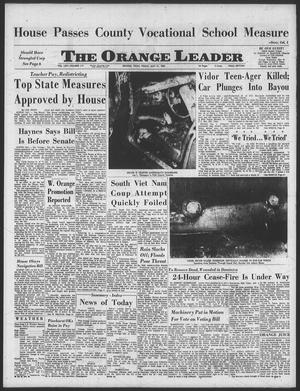 Primary view of object titled 'The Orange Leader (Orange, Tex.), Vol. 62, No. 117, Ed. 1 Friday, May 21, 1965'.