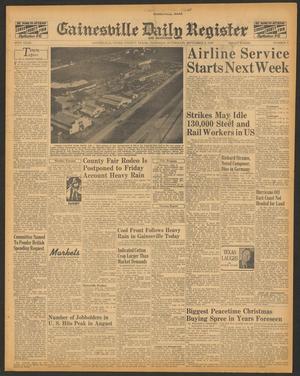 Gainesville Daily Register and Messenger (Gainesville, Tex.), Vol. 60, No. 9, Ed. 1 Thursday, September 8, 1949