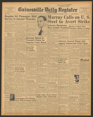 Gainesville Daily Register and Messenger (Gainesville, Tex.), Vol. 60, No. 15, Ed. 1 Thursday, September 15, 1949