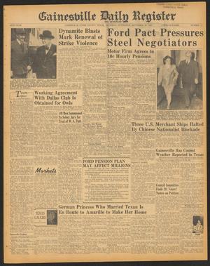 Gainesville Daily Register and Messenger (Gainesville, Tex.), Vol. 60, No. 27, Ed. 1 Thursday, September 29, 1949
