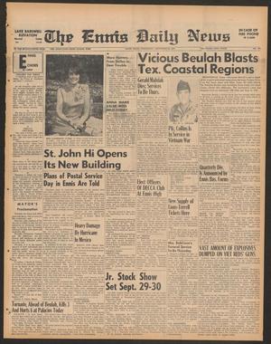 The Ennis Daily News (Ennis, Tex.), Vol. 75, No. 221, Ed. 1 Wednesday, September 20, 1967