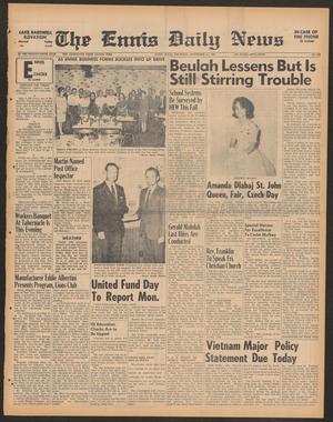 The Ennis Daily News (Ennis, Tex.), Vol. 75, No. 222, Ed. 1 Thursday, September 21, 1967